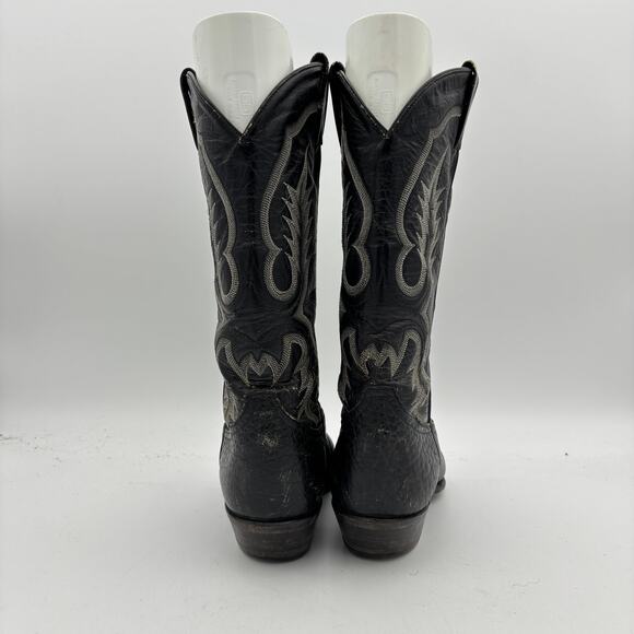 Vintage Tony Lama Thieves Market Boots Men\'s 8 D Cowboy Western main image 10